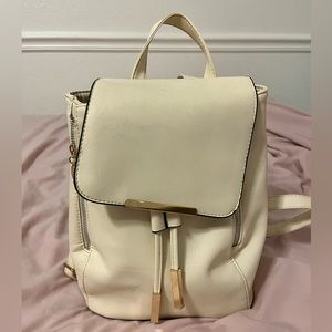 Small Beige Backpack
